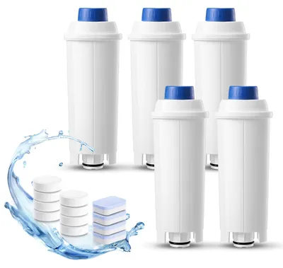 Wasserfilterset 5 Ersatzfilter für Delonghi Kaffeemaschinen