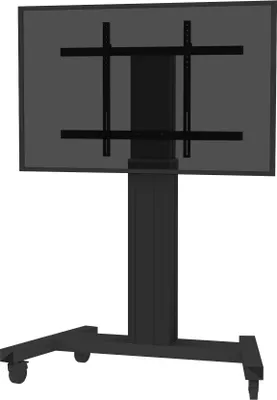 Produktbild von Neomounts by Newstar Bodenständer PLASMA-M2250BLACK, 42-100 Zoll, max.150kg, 1 Display, neigbar, schwarz, mobil, motorisiert