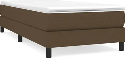 Obrázek produktu pro vidaXL Boxspring rám postele tmavě hnědý 80x200 cm látka