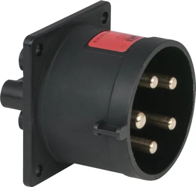 Obrázek produktu pro PCE CEE 32 A/400 V 5pólová zásuvka samec černá - IP44