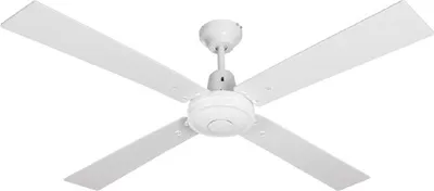 Immagine prodotto di Ventilatore da soffitto con interruttore a parete, Airfusion Quest II bianco 132 cm