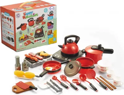 Obrázok produktu pre WOOPIE Detská kuchyňa Veľká sada XXL Príslušenstvo Hrnce 36 ks
