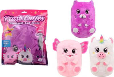 Obrázek produktu pro Johntoy nafukovací plyšová hračka Cutie 30cm s pumpičkou - Hračka