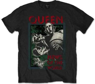 Produktbild von Queen 'News of the World' Herren XX-Large T-Shirt - Schwarz
