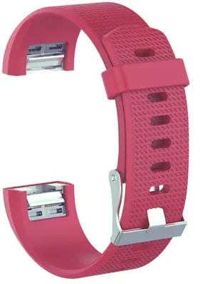 Productafbeelding van Rosa polsband geschikt voor Fitbit Charge 2 - Horlogeband - Polsband geschikt voor Fitbit - Fitbit Charge 2 sportband - Roze - Groot - Horlogeband - Exclusief Fitbit – Polsband – Armband – CHPN
