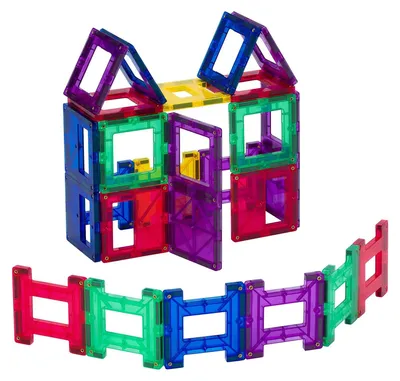 Zdjęcie produktu dla Zestaw magnetycznych płytek Playmags 3D - 24 elementy