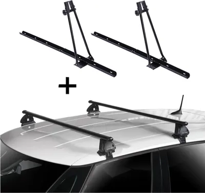 Produktbild von 2x Fahrradträger ORION + Dachträger VDP EVO Stahl kompatibel mit für Citroen C3 III 5 Türer ab 2017