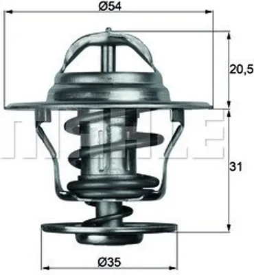 Produktbild von Behr Thermostat, Kühlmittel  Tx 13 87D