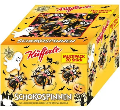 Produktbild von Küfferle Schokospinnen Box 20er