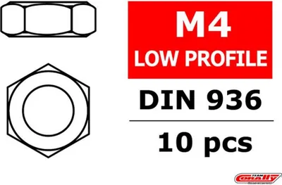 Immagine prodotto di Dado esagonale piatto - M4 - 10 pz C