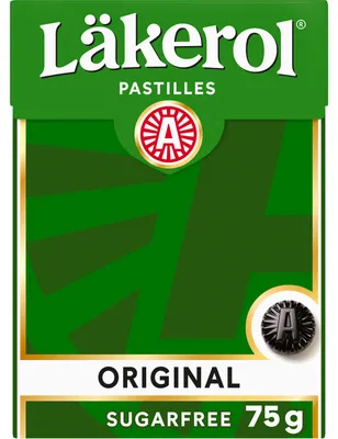 Productafbeelding van Läkerol Original, suikerarme grootverpakking, 75g