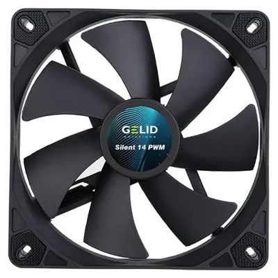 Obrázek produktu pro Počítačový ventilátor PC ventilátor - 140 mm - 12 V - Tichý - Černý