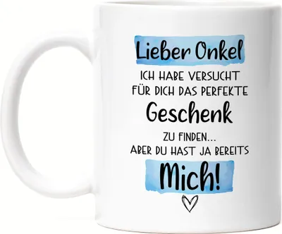 Produktbild von Onkel Geschenk Tasse Lustige Geschenkidee Für Den Besten Onkel Nichte Neffe