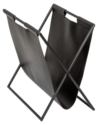 Obrázok produktu pre Stojan na noviny TWISTED LIME 37 x 22 x 35 cm z ekokože