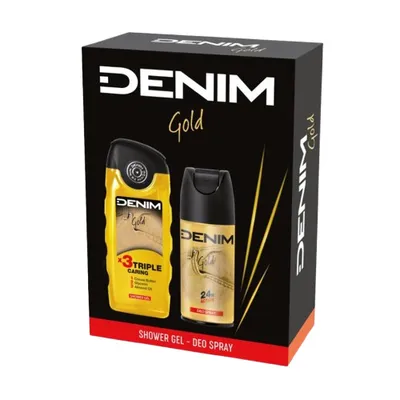 Produktbild von Denim Gold Geschenkset (150ml Deodorant-Spray und Duschgel 250ml)
