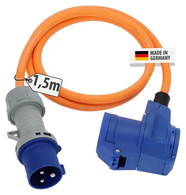 Productafbeelding van Brennenstuhl adapter, 1,5 CEE-stekker / hoekkoppeling, berichte aansluiting