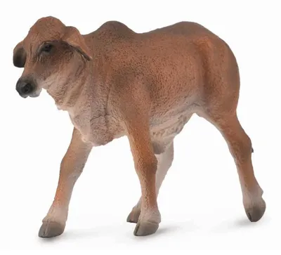 Produktbild von Collecta 88601 Brahman Kalb rot 7 cm Bauernhoftiere