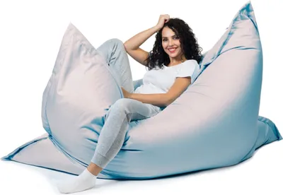 Produktbild von sunnypillow XXL Sitzsack Riesensitzsack Outdoor & Indoor | 180 x 145 cm mit 380L | Styropor Füllung Sessel für Kinder & Erwachsene Sitzkissen Sofa Beanbag viele Farben und Größen zur Auswahl Weiss