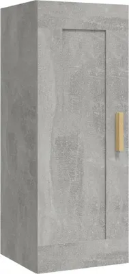 Obrázek produktu pro vidaXL Nástěnná skříňka Concrete Grey 35x34x90 cm Dřevěný materiál