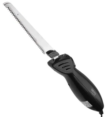 Elektrisches Messerset, 2 Messer, Edelstahl, 45 W, Weiß