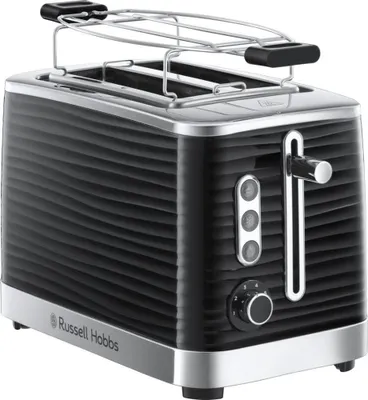 Produktbild von Russell Hobbs Toaster, Schwarz, 2-Scheiben-Modell, 1050 Watt, 24371-56