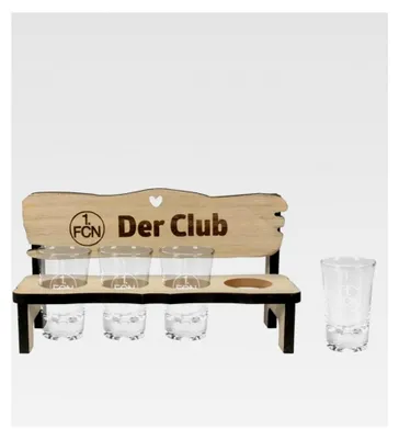 Produktbild von Schnapsbank mit Schnapsgläsern im 4er-Set