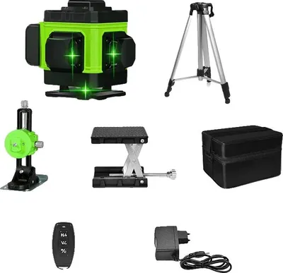 Obrázok produktu pre Laserová vodováha, zelený lúč, samonivelačná funkcia, IE12A-H15