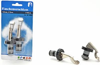 Obrázek produktu pro 2 univerzální zátka na láhve, 9,5 cm, Ø 3 cm