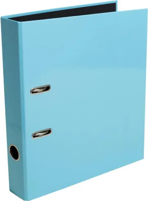 Image de Exacompta 10x Classeur à levier Aquarel Prem'Touch Dos 50mm Bleu pastel 53464E