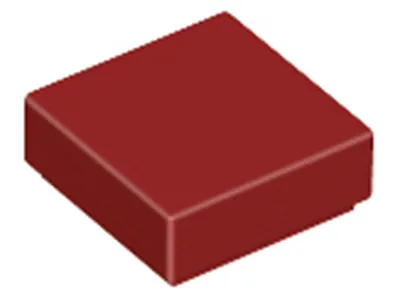 Produktbild von Lego® 1x1 Fliesen 3070 - 50 Stück Dunkelrot