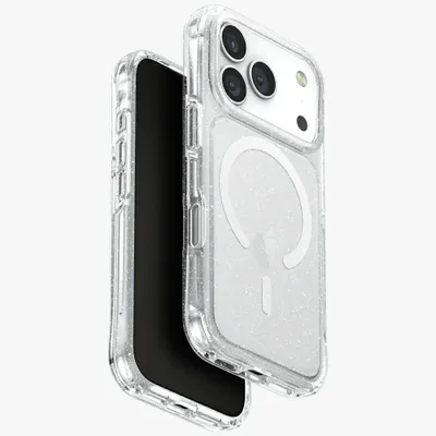 Obrázek produktu pro Nabíjecí pouzdro Uniq Lifepro Xtreme Magclick pro Iphone 17 Pro - průhledné - brokáda