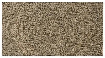 Produktbild von vidaXL Bereichsteppiche Natürlich und Schwarz 100 x 200 cm Jute