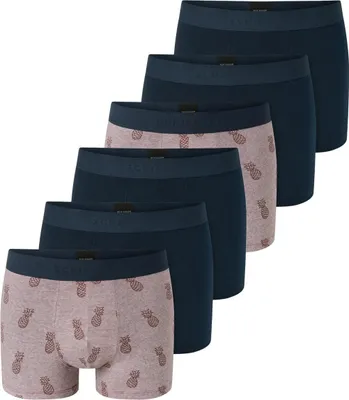 Produktbild von Schiesser 6er Pack 95/5 Baumwolle Retro Short / Pant Komfortabler Logo-Webgummibund für perfekte Passform, Bequeme Beinausschnitte für optimale Bewegungsfreiheit, Elastische Materialqualität für hohen Tragekomfort rot 8