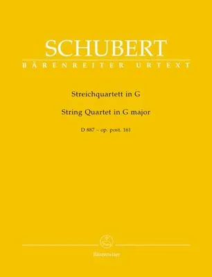 Produktbild von Streichquartett G-Dur D887 op.post.161