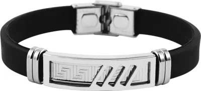 Produktbild von Akzent Armband aus Silikon und Edelstahl