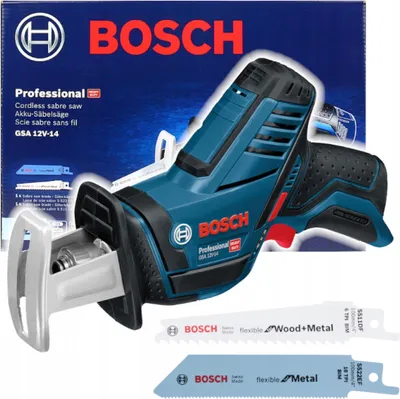 Obrázek produktu pro Bosch GSA 12V-14 Professional, Černá, Modrá, Šedá, 3000 spm, 1,45 cm, 6,5 cm, 5 cm, 81 dB