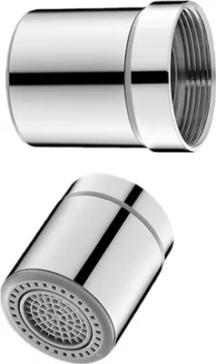 Image de INF Aérateur de Robinet Cuisine 24mm - Anti-éclaboussures, 2 Modes, Pivotant