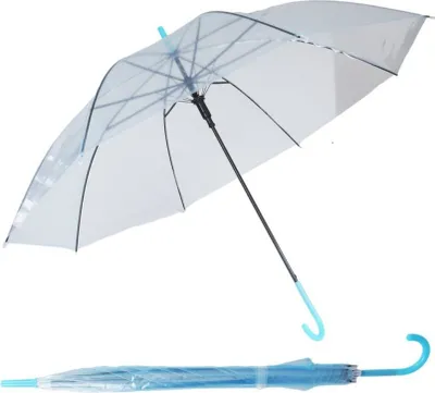Produktbild von Transparent Bridal Parasol Blau
