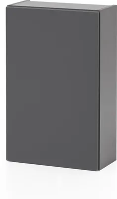 Produktbild von Hängeschrank Badschrank Holzschrank "Kopenhagen I" Grafitgrau, Matt Grau