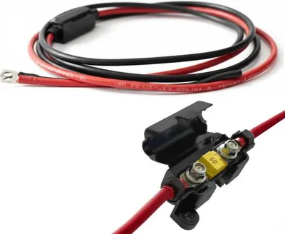 Obrázek produktu pro Sada kabelů 2x10mm s pojistkou pro 60A baterii 1,5m