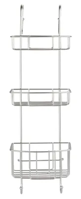 Obrázok produktu pre WENKO 3-poschodový sprchový kôš Olesi z nehrdzavejúcej ocele 22,5 x 70 x 22 cm
