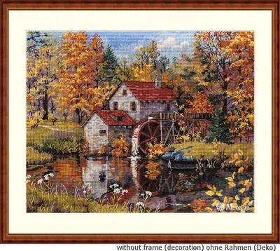 Immagine prodotto di Set per punto croce Merejka "Watermill", schema contato, 31x40 cm