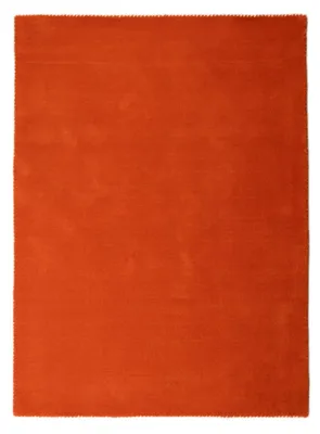 Produktbild von Handgefertigter Wollteppich Gabbeh Lola Orange 200x290 cm Weich, Hochwertig, Zeitlos | Reine Schurwolle für Gemütlichkeit & Eleganz im Wohn- und Schlafzimmer