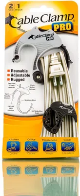 Immagine prodotto di Morsetto per cavi PRO - blister 3 pezzi S/S/M grigio + nero