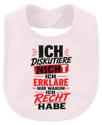 Obrázok produktu pre Ja nediskutujem, len vysvetľujem, prečo mám pravdu. Sarkastické body, detská zástera, ružová