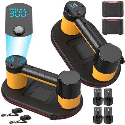 Produktbild von Vakuum-Saugnapf, 300 kg Tragfähigkeit, 4000 mAh Batterie, 2Stück