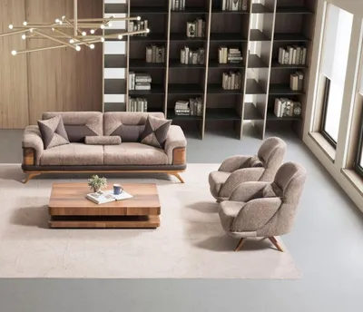 Immagine prodotto di Set soggiorno (divano 3+1+1) – Per il massimo comfort e stile.