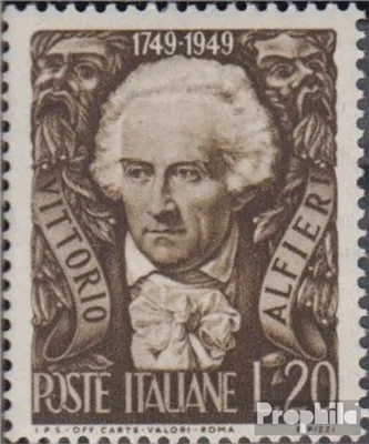Produktbild von Briefmarken Italien 1949 Mi 778 (kompl.Ausg.) postfrisch V. Alfieri