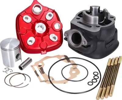 Zdjęcie produktu dla Zestaw cylindrów MVT Iron Max 50cc do Derbi D50B0