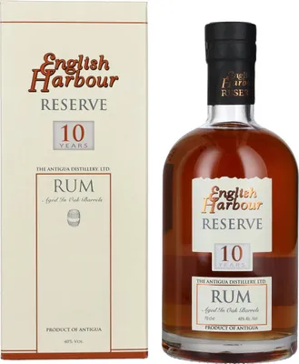 Produktbild von English Harbour RESERVE 10 Years Old Rum 40% Vol. 0,7l in Geschenkbox